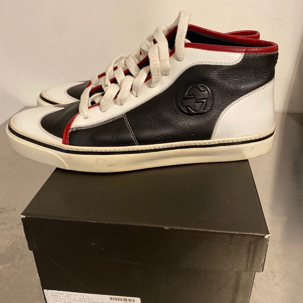 Gucci Navy Hightop